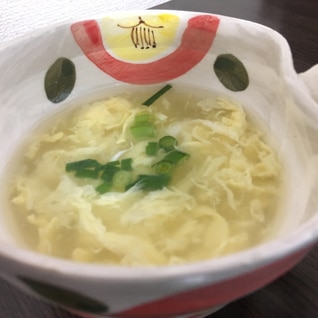 白だしが決めて！たまごスープ